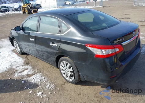 2015 Nissan Sentra S from USA, damaged, VIN 3N1AB7AP6FY362404